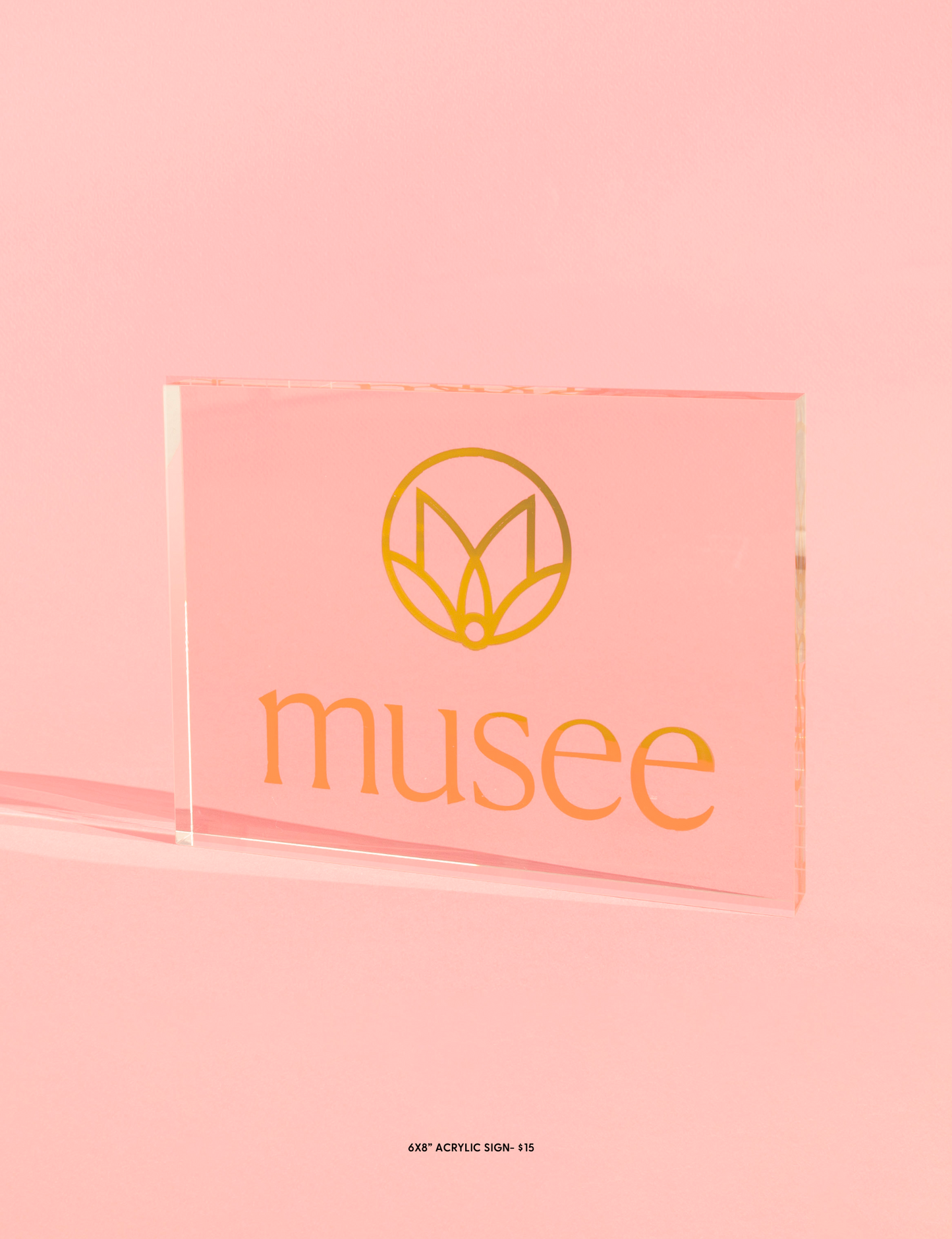 Musee Acrylic Display Sign